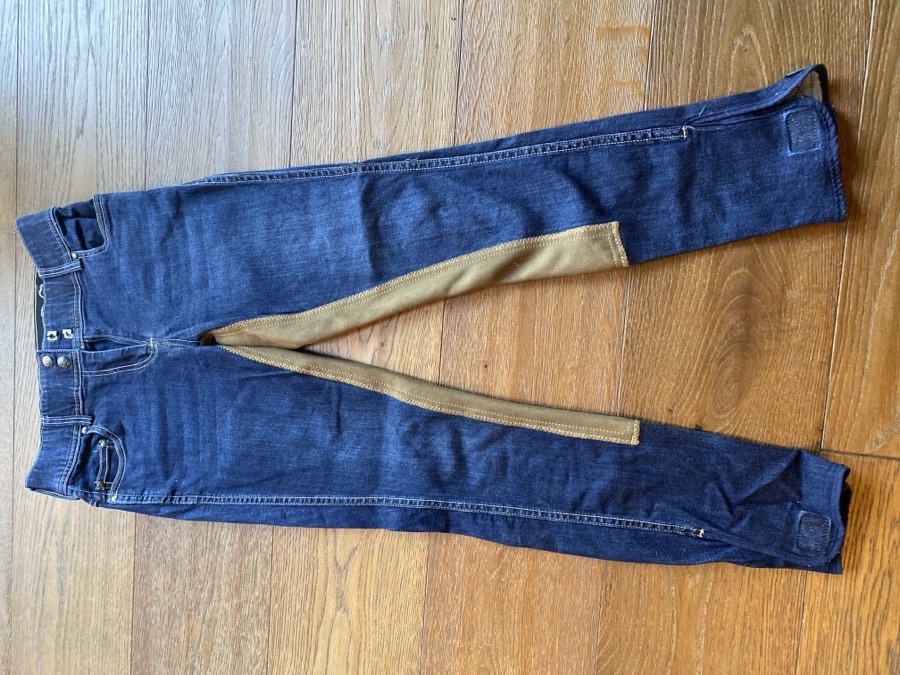 Goode Rider full seat denim breeches 24R