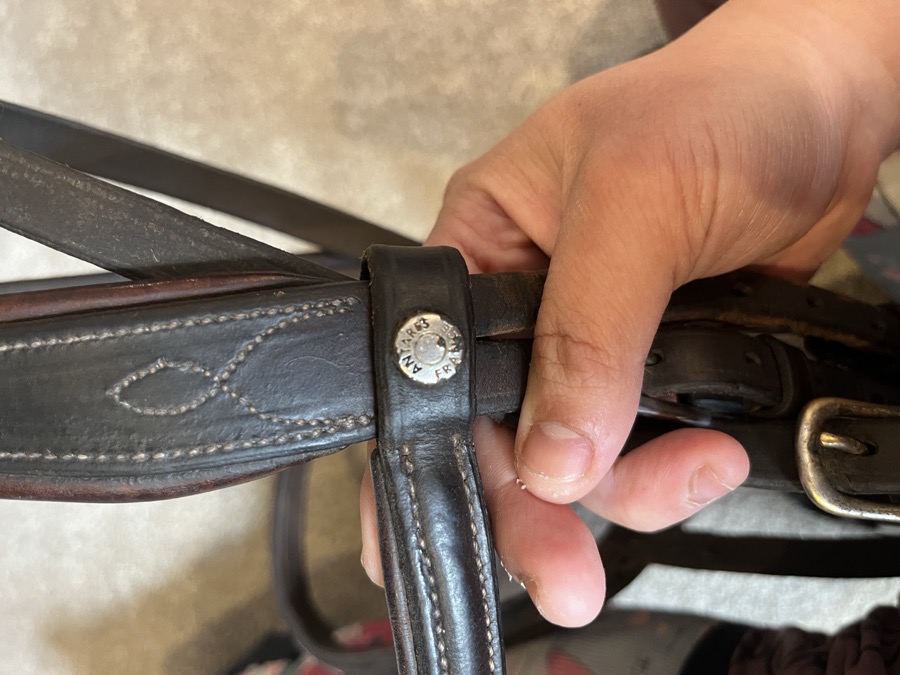 Antares Calfskin Snaffle Bridle