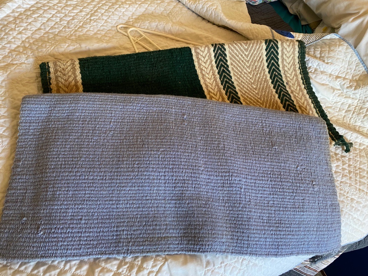 Western saddle blankets