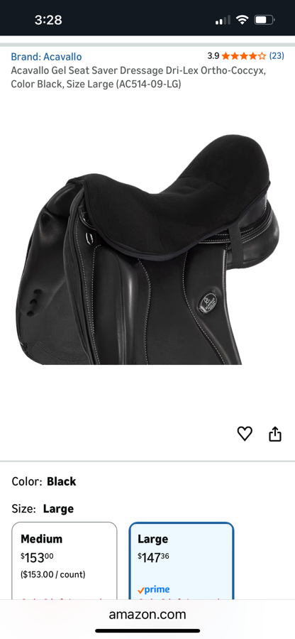 Acavallo Gel Seat Saver