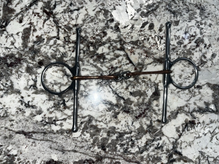 Peter Pletcher-style teardrop mouthpiece with 2-chain links plus full cheeks