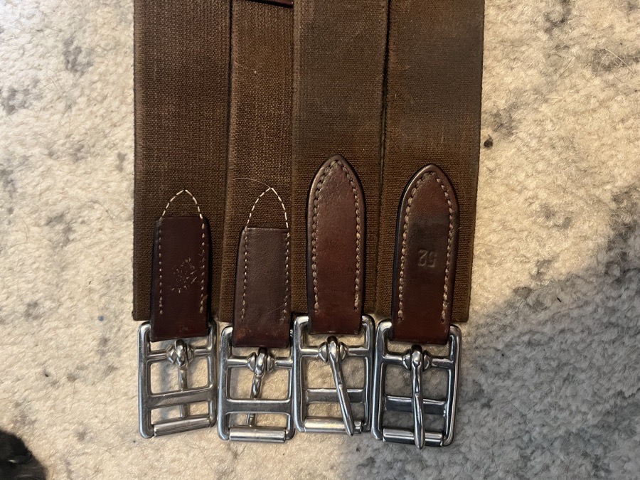 52” Showman’s Leather Girth