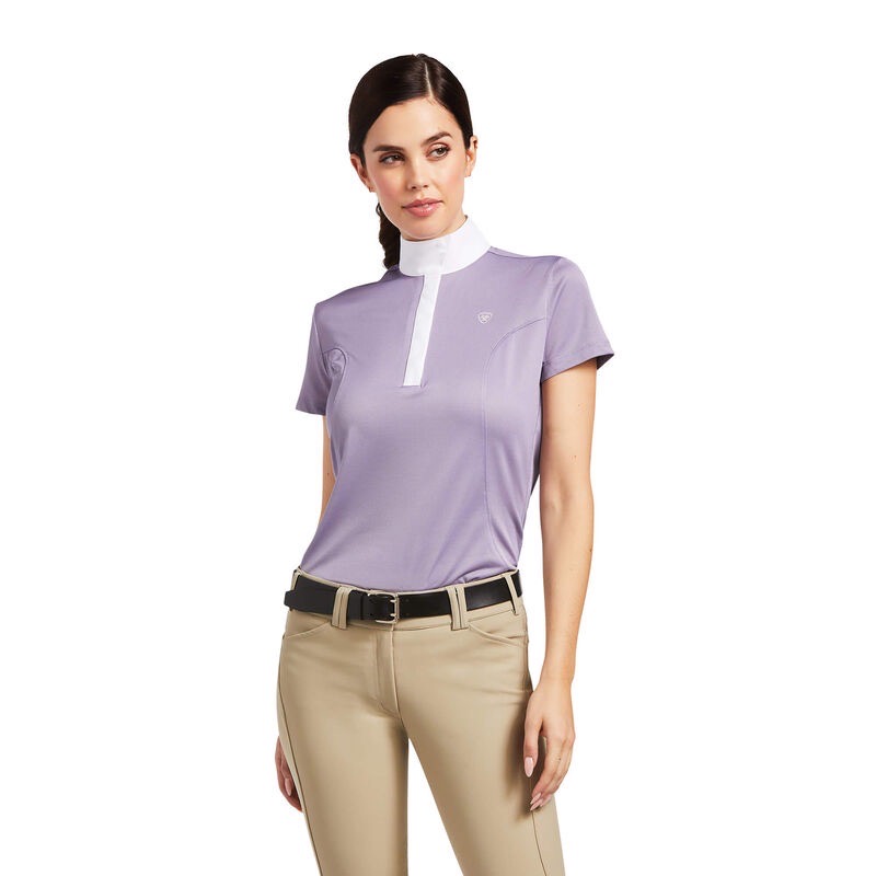 Purple Ariat show shirt