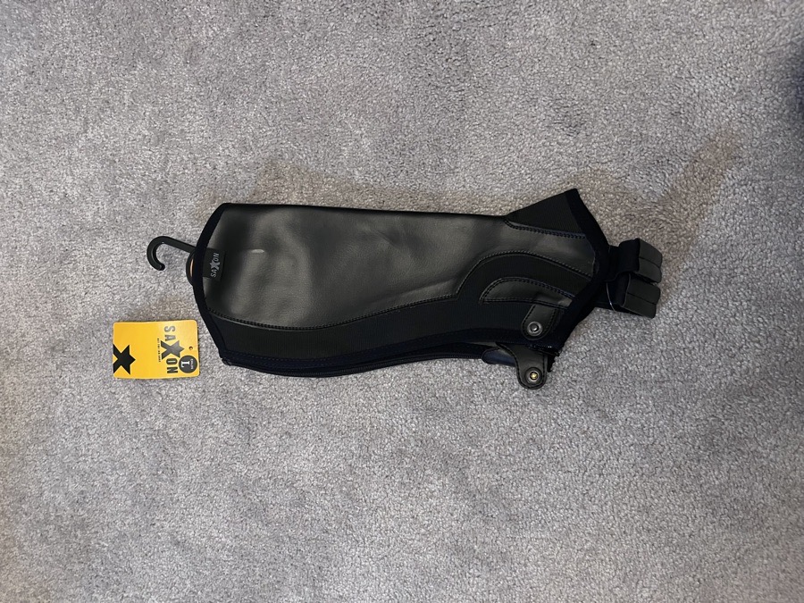 Black Children’s Large Saxon Syntovia Half Chaps