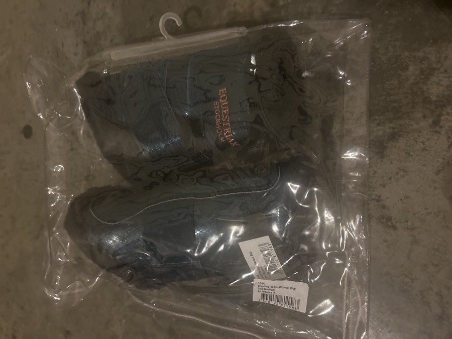 Equestrian Stockholm blue boots brand new
