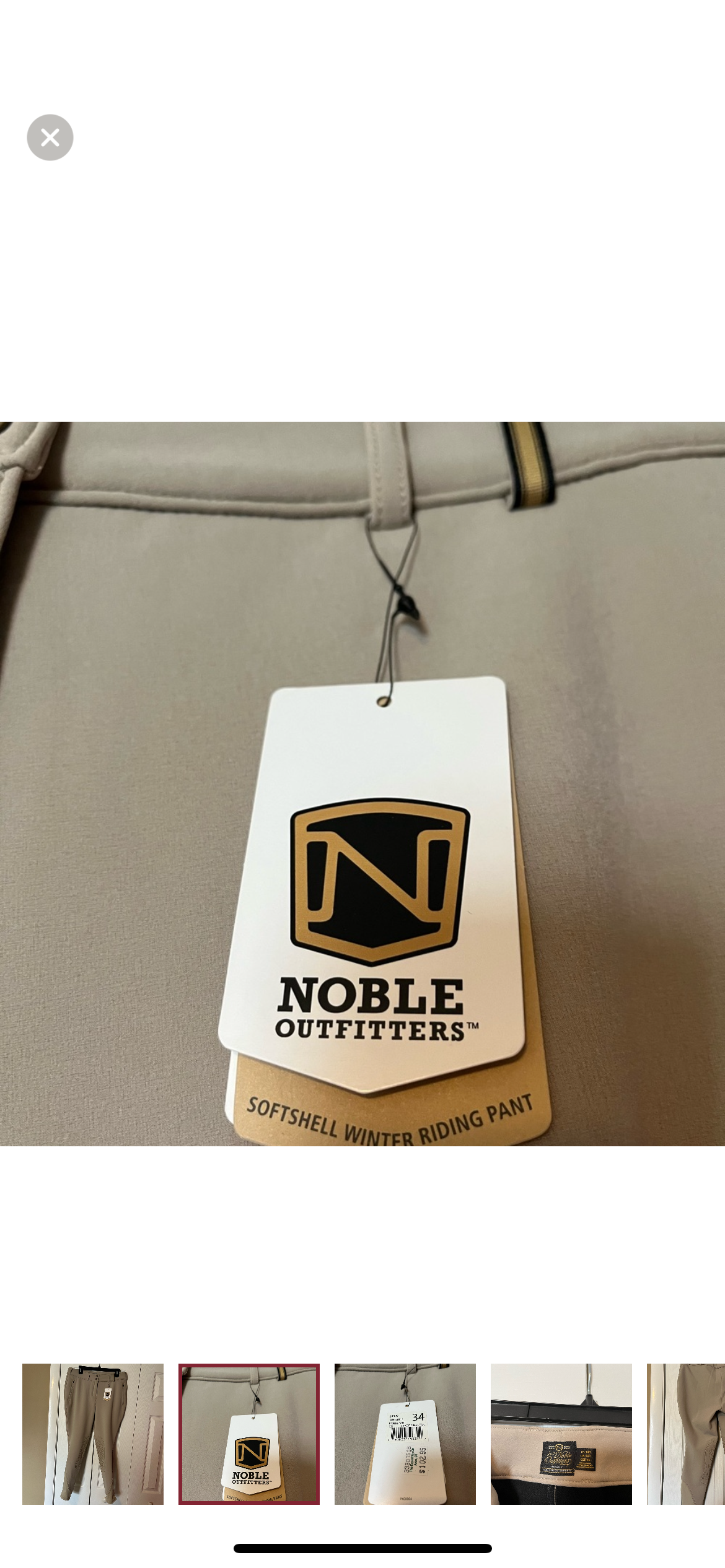 BRAND NEW Tan Noble Outfitters Riding Pants