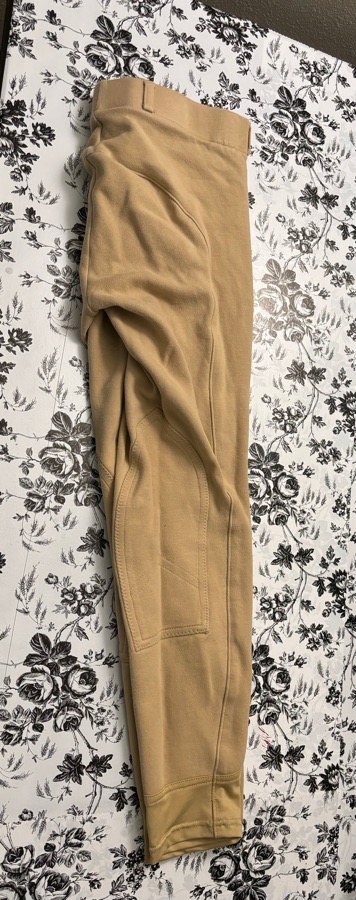 26R SAXON Ladies Knee Patch Pull-On Breeches