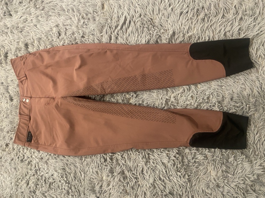 toasted mauve Dover saddlery full seat breeches