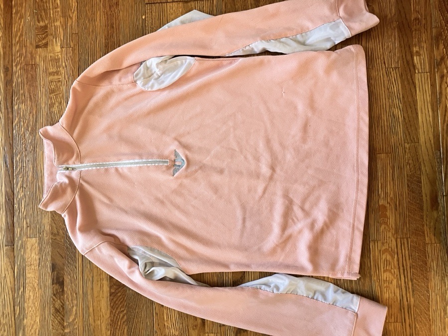 Kids Beige Baleif breeches + Kids pink Tuffrider shirt