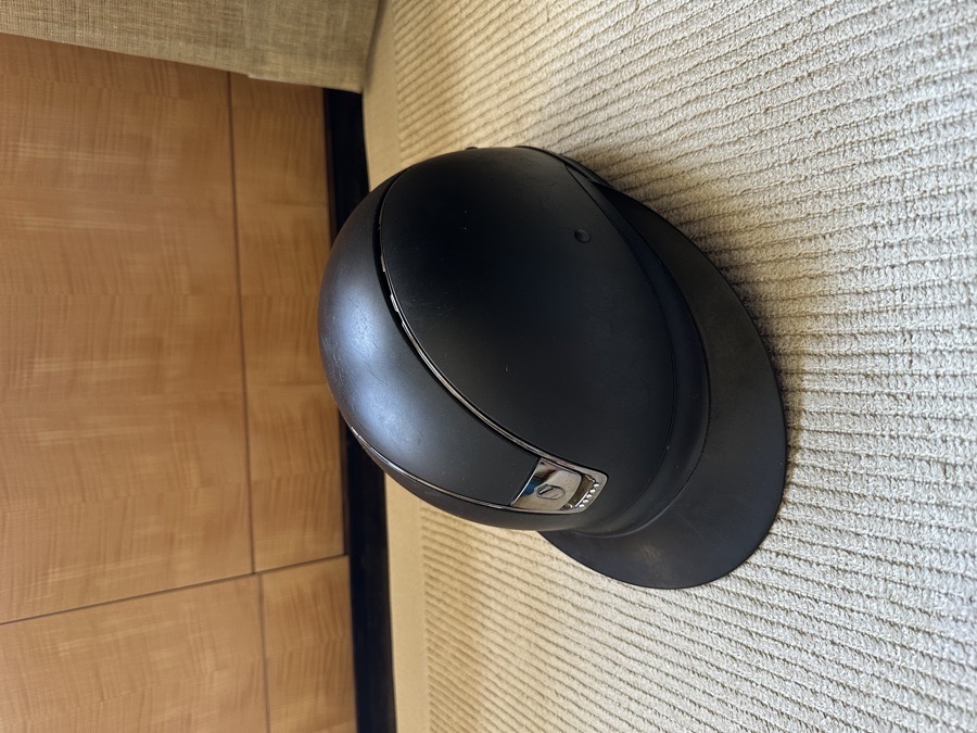 Samshield Miss Shield Black Shadowmatt 5 Swarovski Crystal Helmet - Size Medium