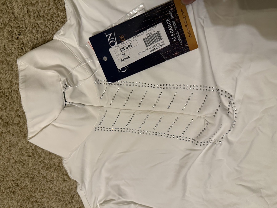 Ovation glamour kids xl show shirt