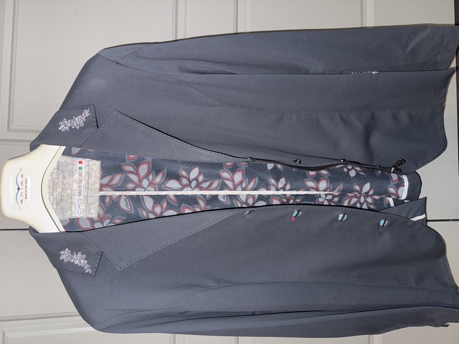 Grey Animo Show Jacket with Details