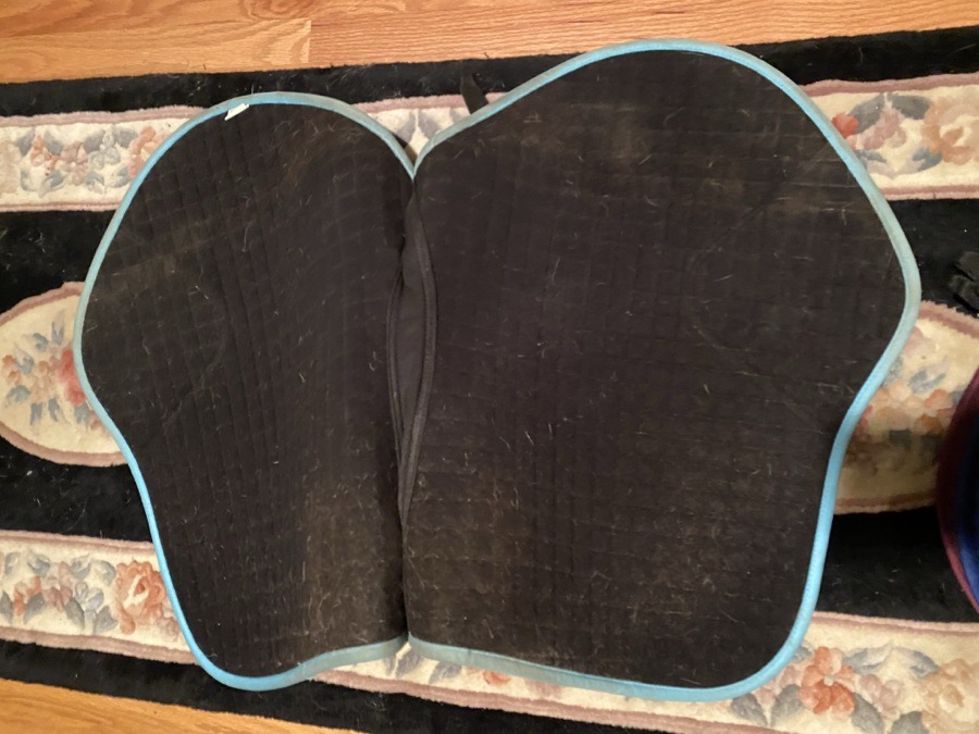 Blue Ombre Weatherbeeta English Saddle Pad