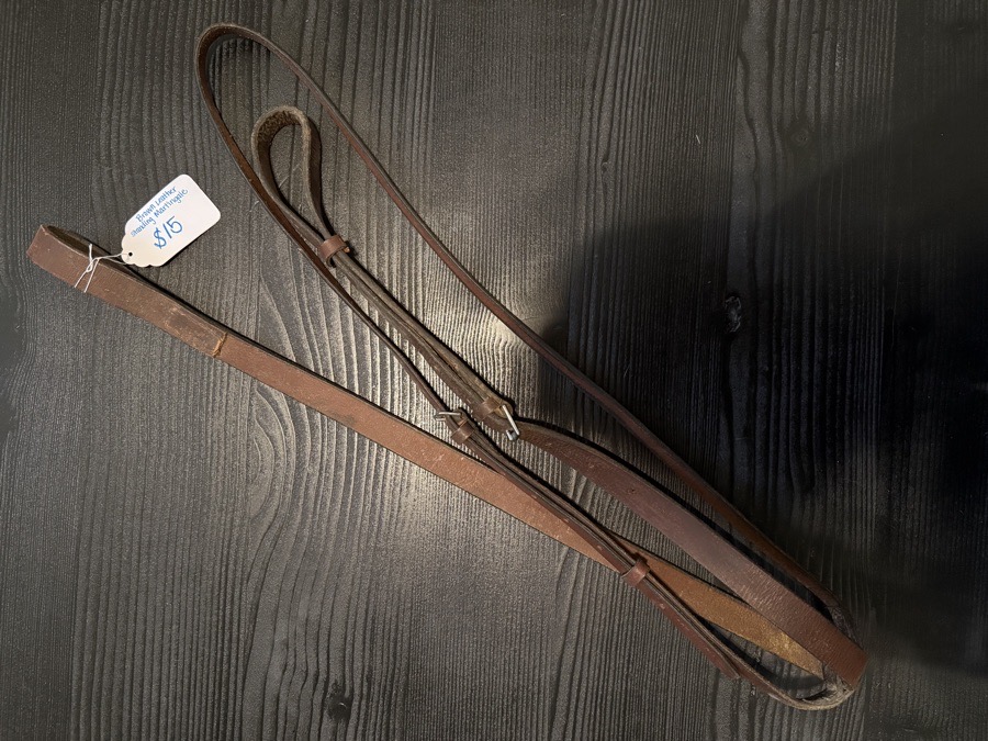 Brown Leather Standing Martingale
