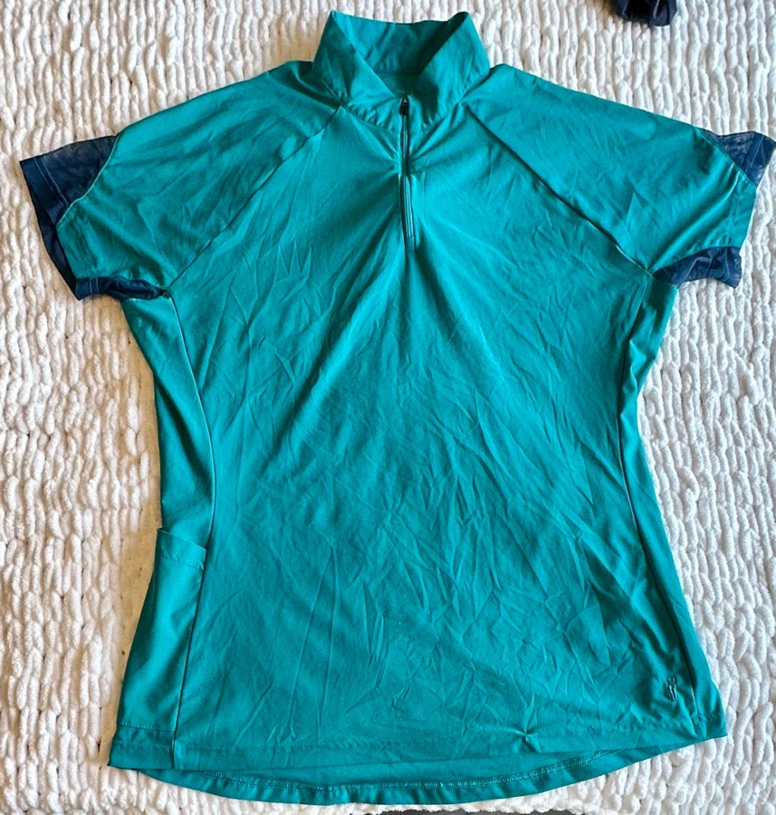 Short sleeve riding shirt