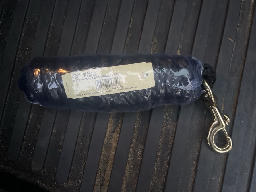 Black Lead Rope - NEW