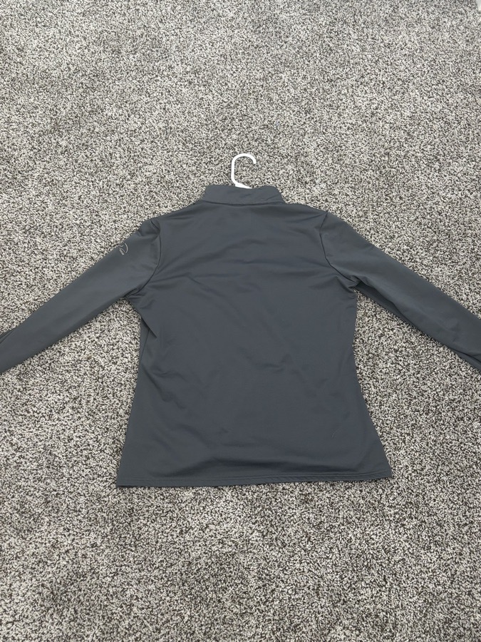 Grey Fleece HKM Quater Zip Shirt