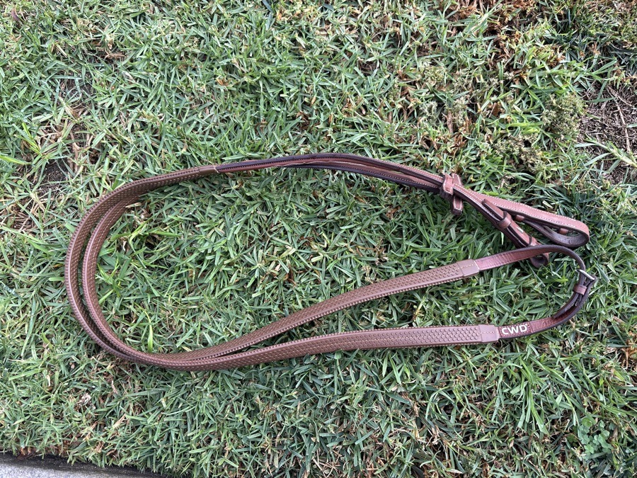 CWD rubber reins size Horse
