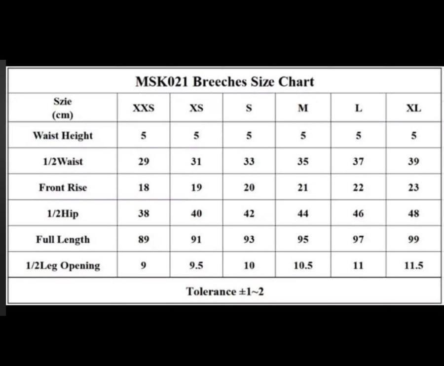 Women's Mid-Rise Knee Patch Breeches. Size M