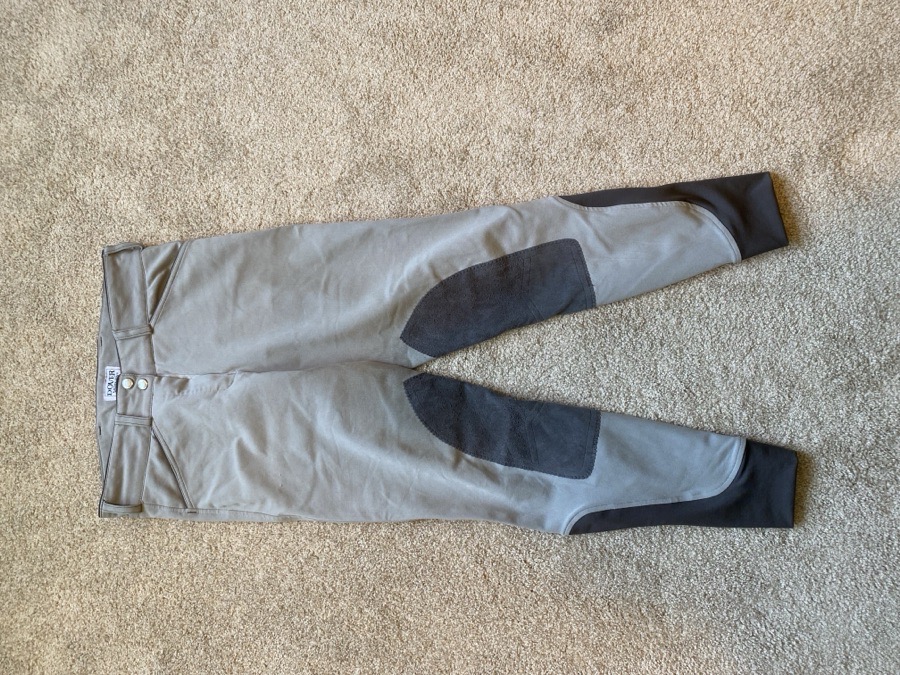 Dover Wellesley grey breeches