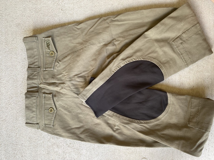 *Equiline ladies Boston breeches soft green size IT 40