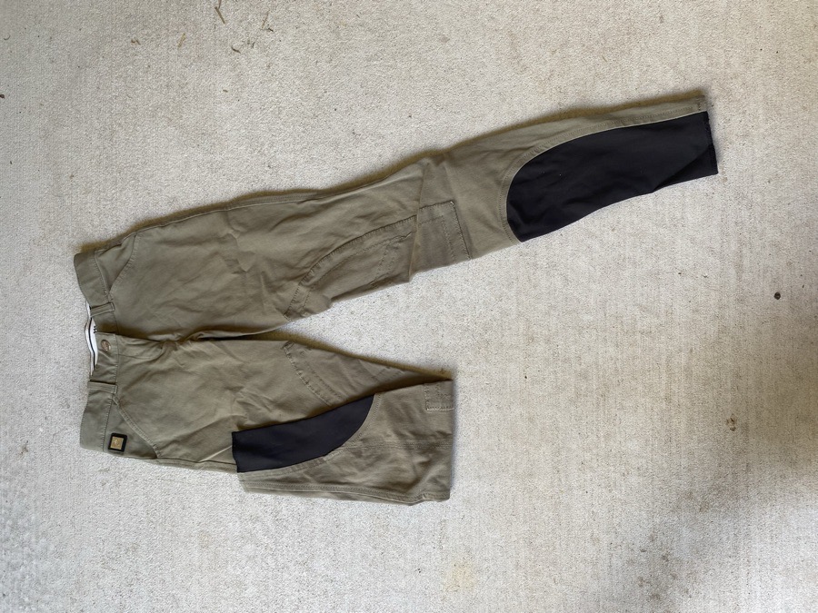 *Equiline ladies Boston breeches soft green size IT 40