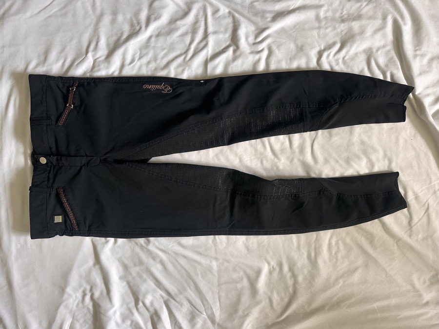Black Equiline full seat breeches