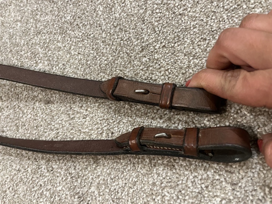 52” Cob Rope/Leather Reins