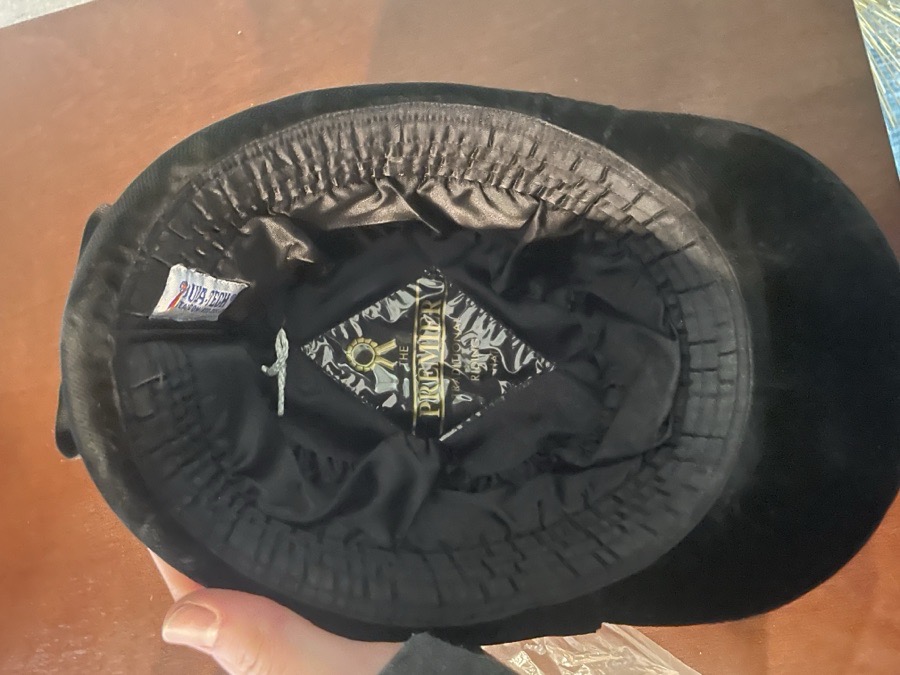 Strapless Velvet Hunt Cap