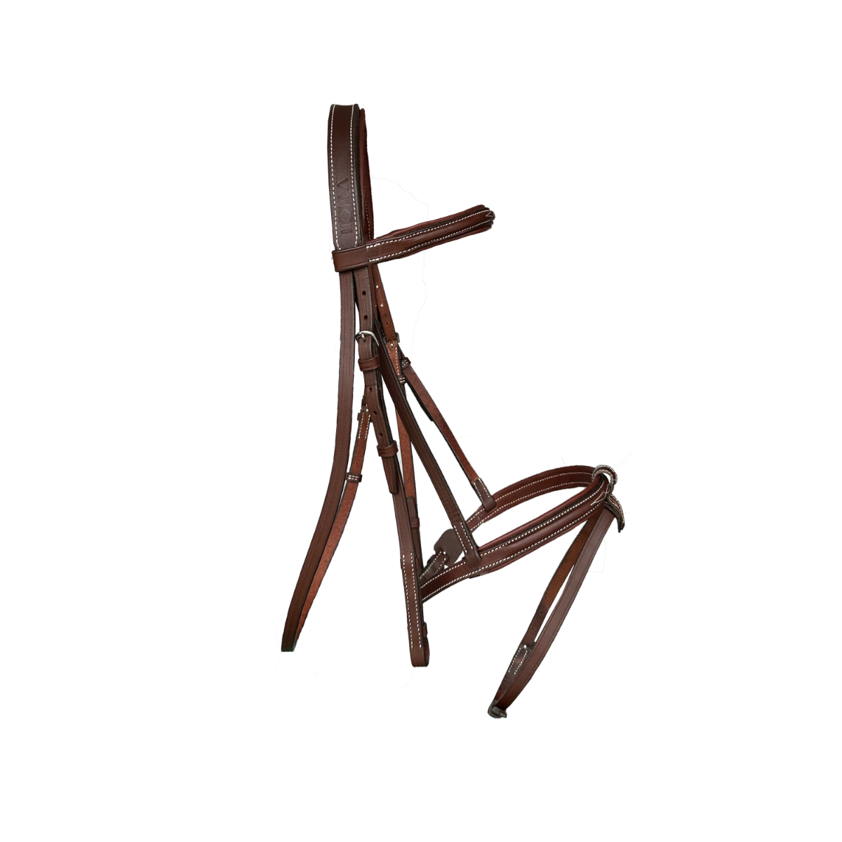 HOPLA Sellerie French Noseband Bridle With Fancy Stitching