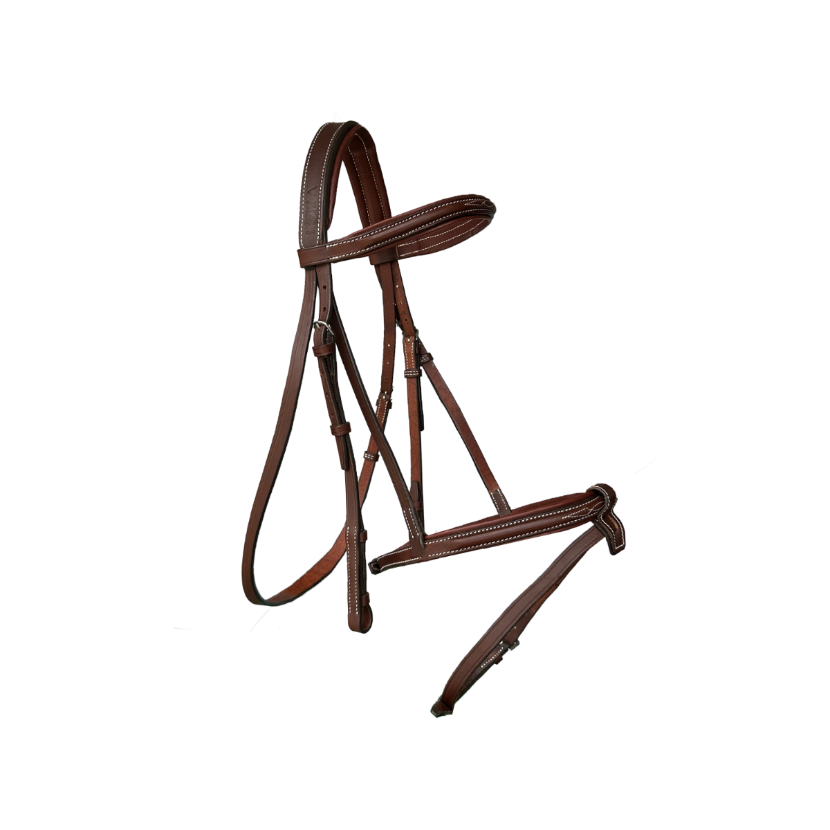 HOPLA Sellerie French Noseband Bridle With Fancy Stitching