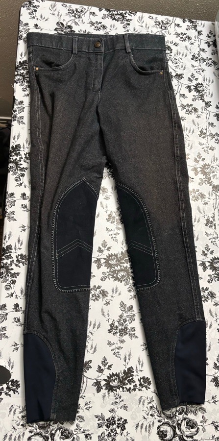 26R OVATION SOFT FLEX Denim Knee Patch Breeches