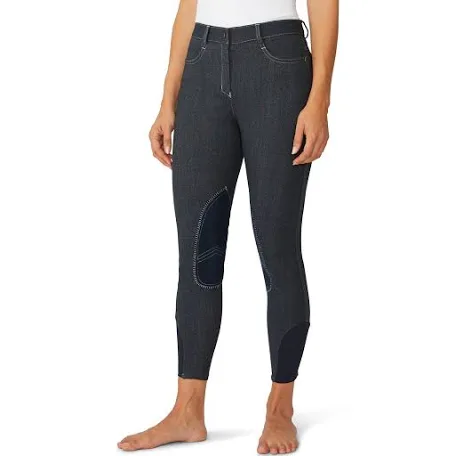 26R OVATION SOFT FLEX Denim Knee Patch Breeches