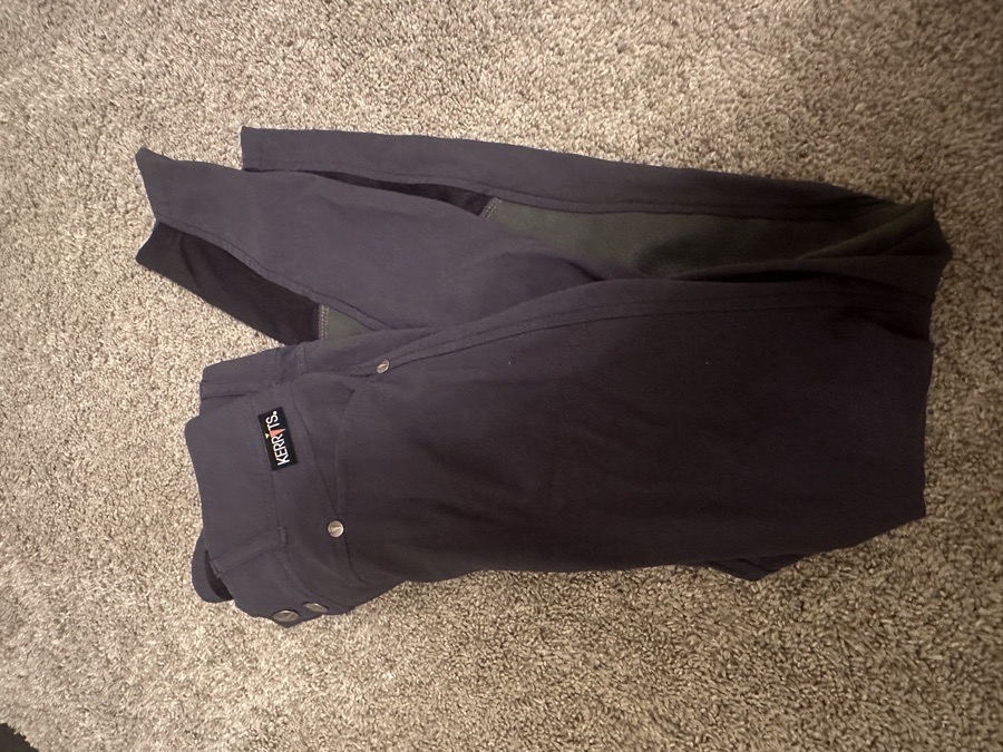 kerrits full seat size small stone grey breeches!