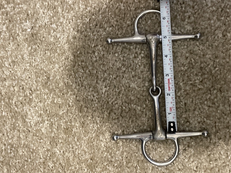 4.5” Full Cheek Snaffle Bit