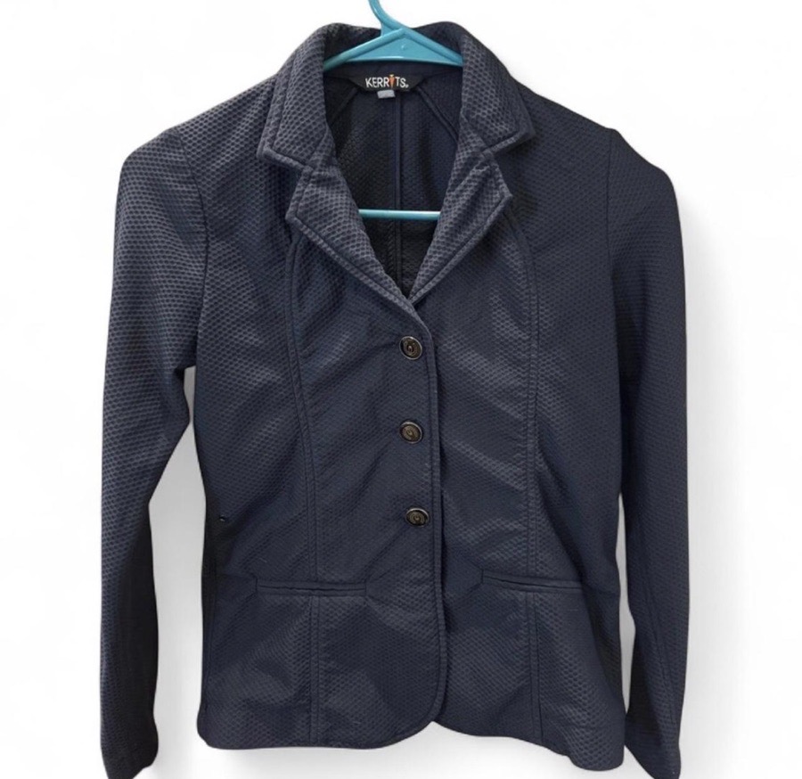 Kerrits Affinity Aero Show Children Navy Show Coat L
