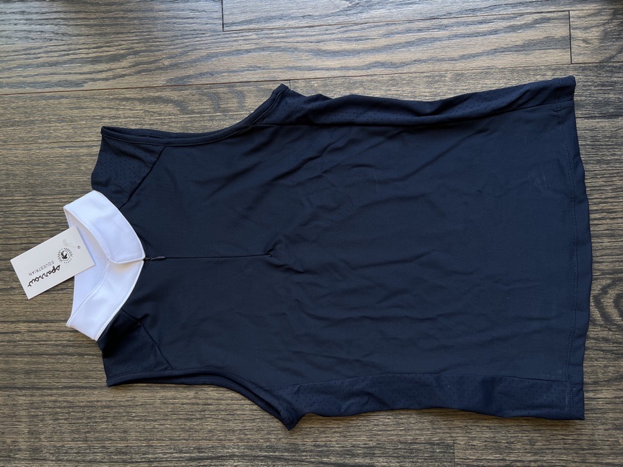 NWT Sleeveless riding top, size xs
