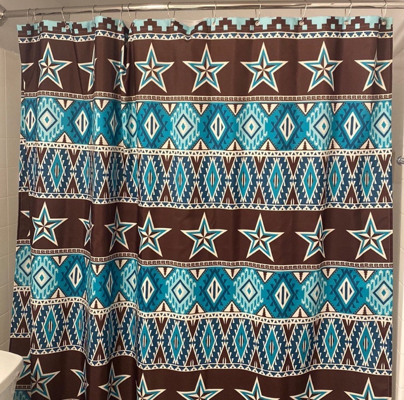 Western Print Shower Curtain