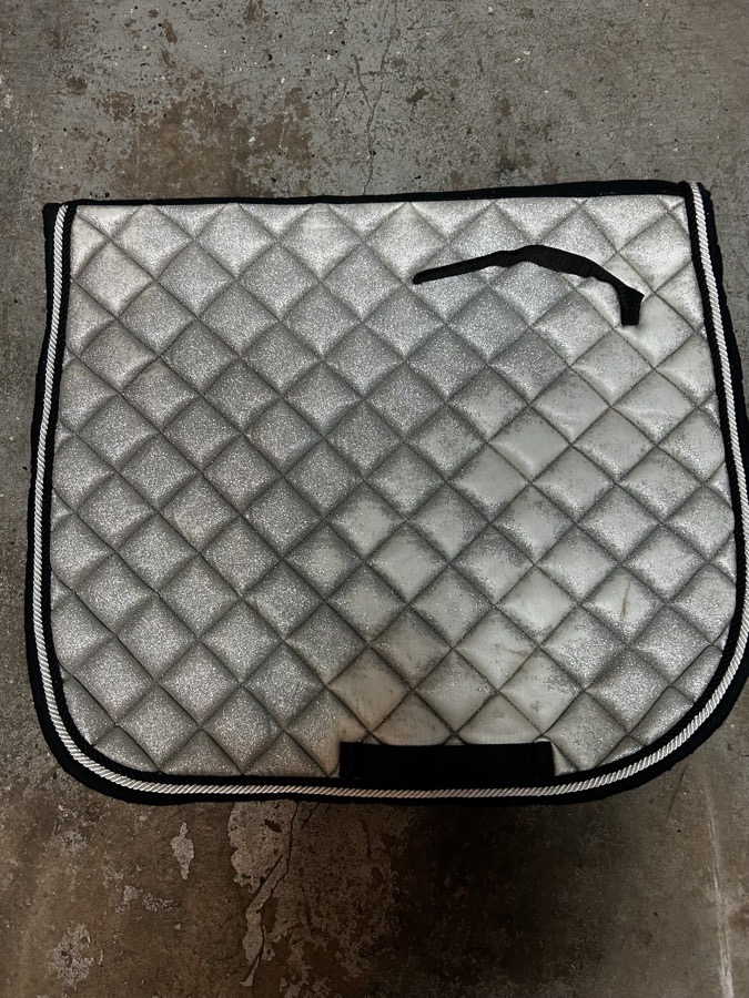 Glitter saddle pad