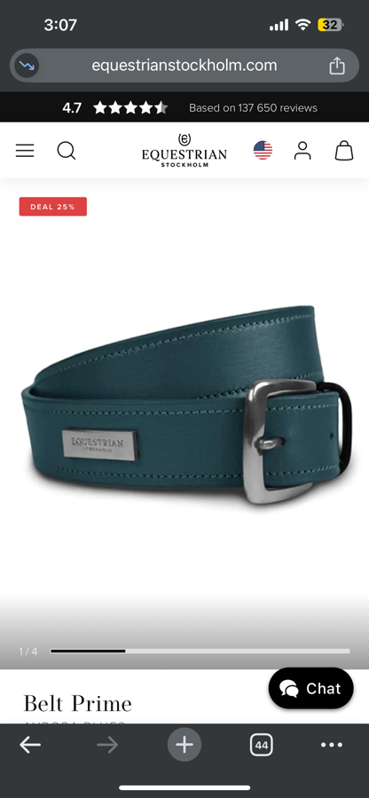 Equestrian Stockholm Prime Belt