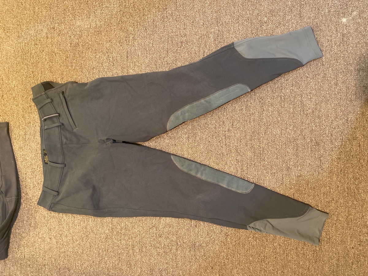 Noble Outfitters Gray Schooling Breeches
