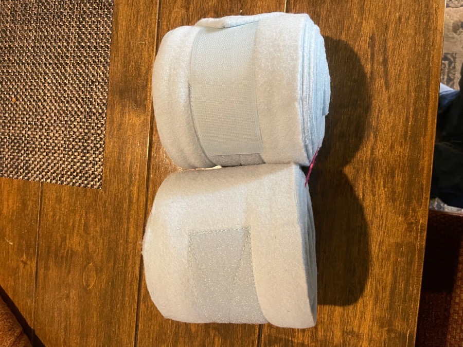 Light Blue Horse Polo Wraps