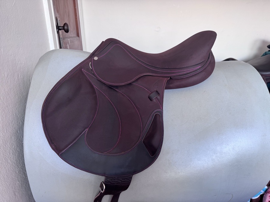 NEW 17” Antares Connexion Monoflap Saddle - 1AA - Full Buffalo