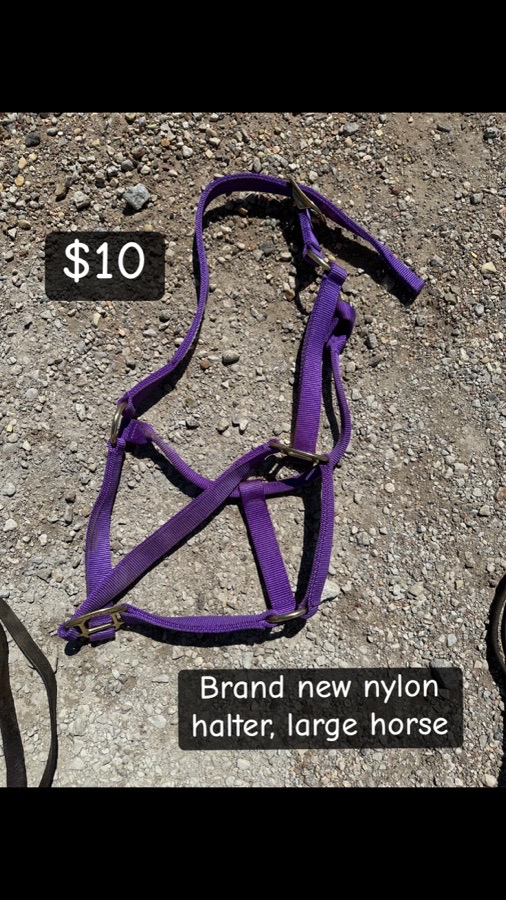 NWOT nylon halter