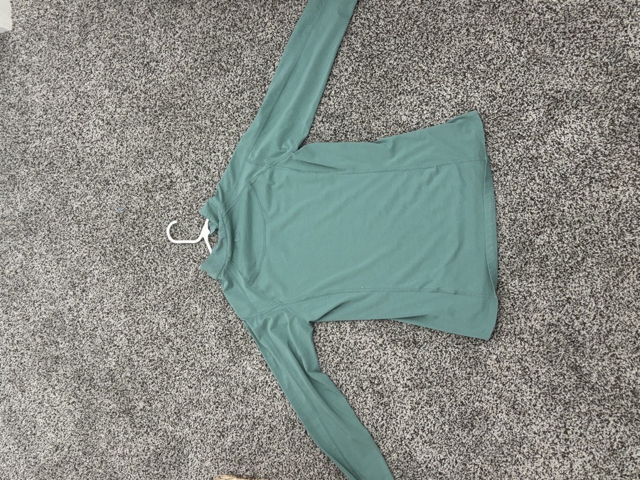 Riding Sport Light Green Quater Zip Shirt