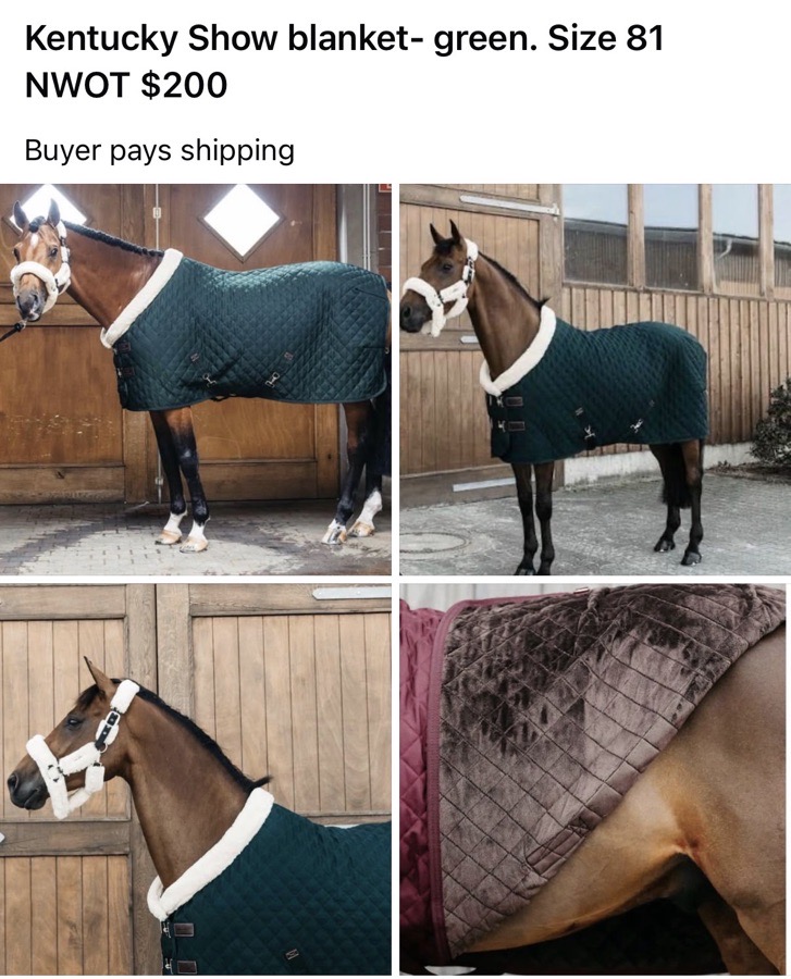 KENTUCKY SHOW Blanket