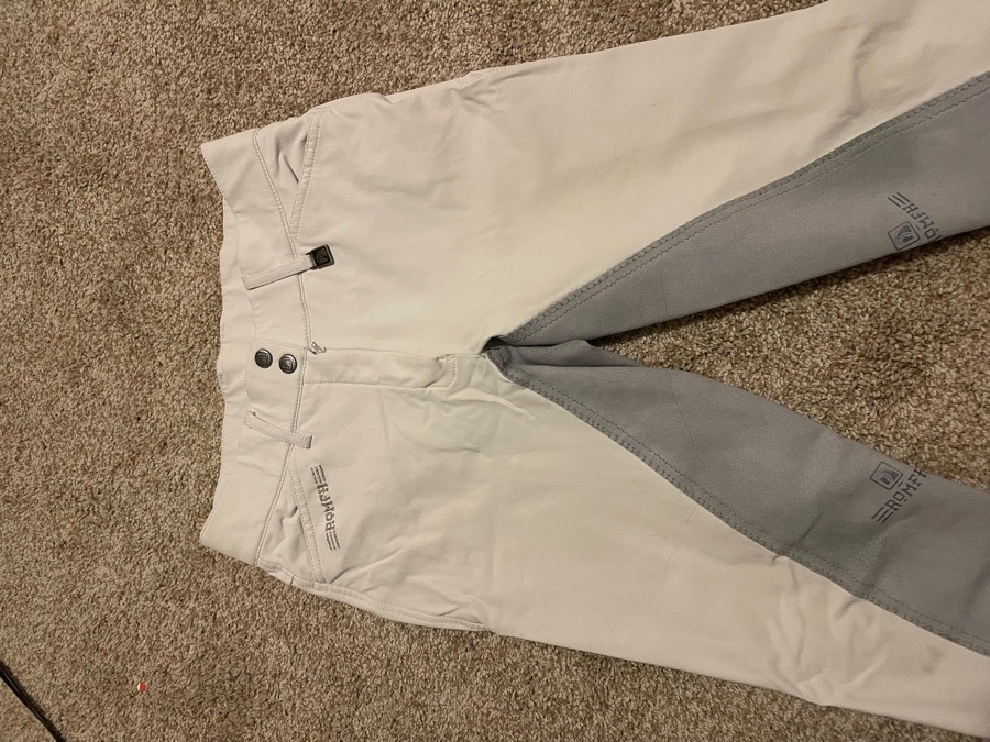White romfh breeches