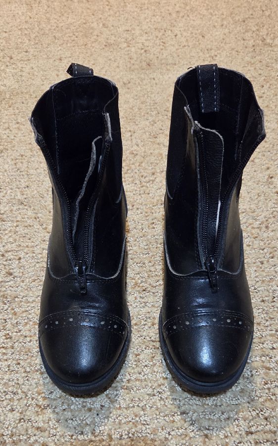 Dover Saddlery Riding Sport Girl's Size 4 Black Riding Boots