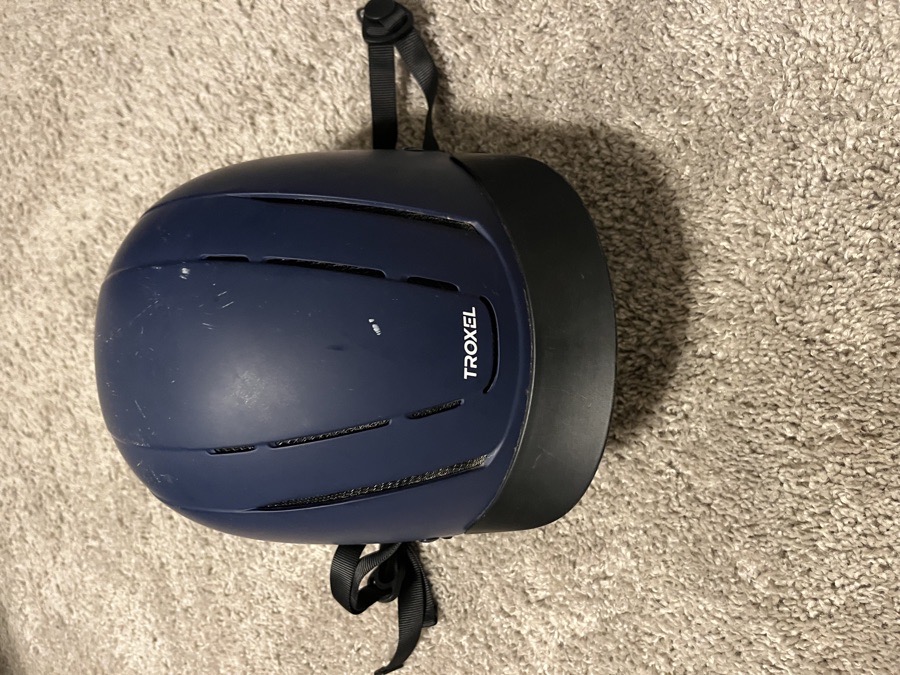 Navy Blue Troxel Riding Helmet