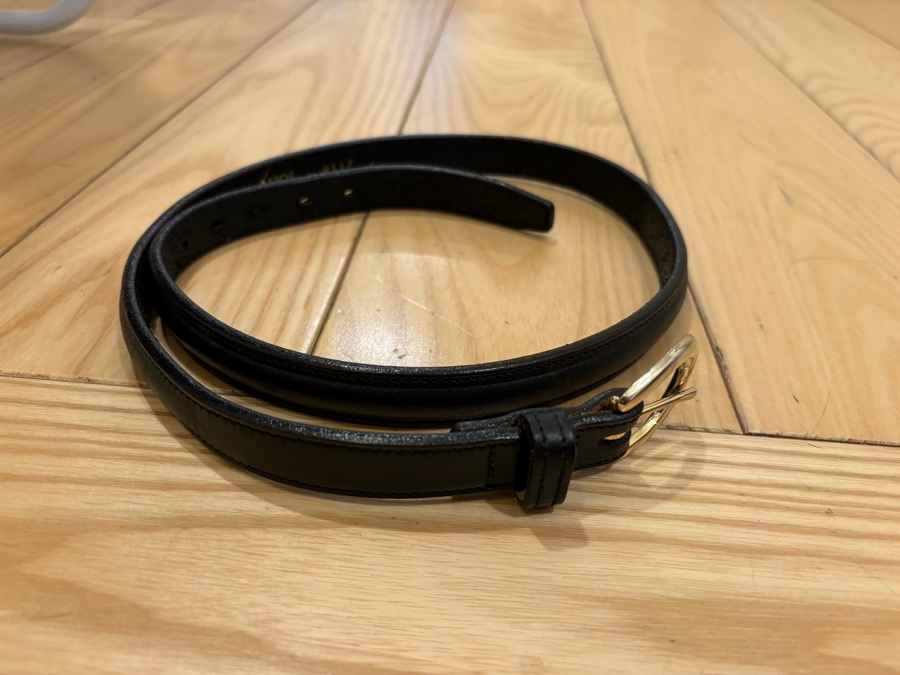 Tory Black Leather Belt